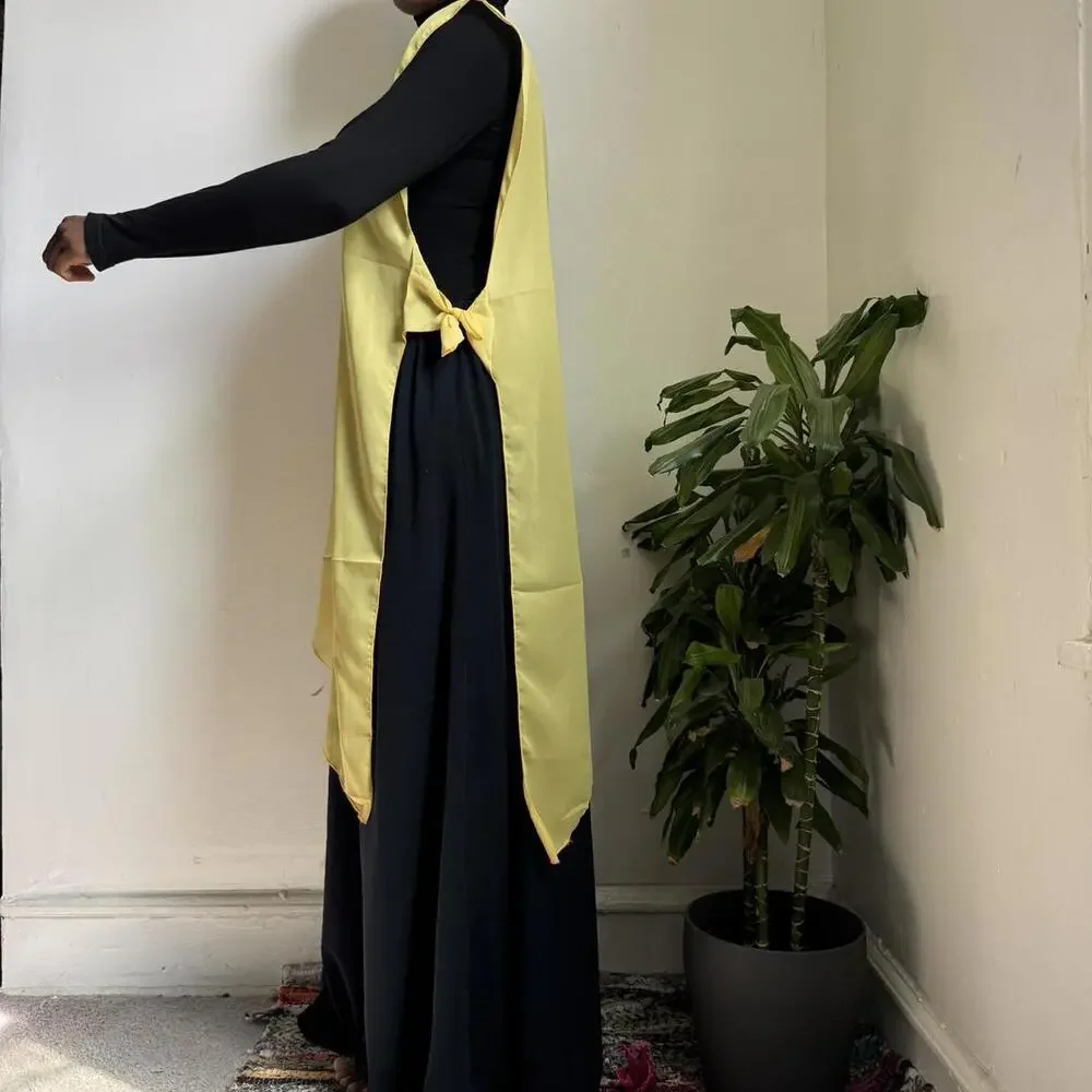 Vintage avant-garde asymmetrical citron tabard‎ vest dress one like - Picture 3 of 4
